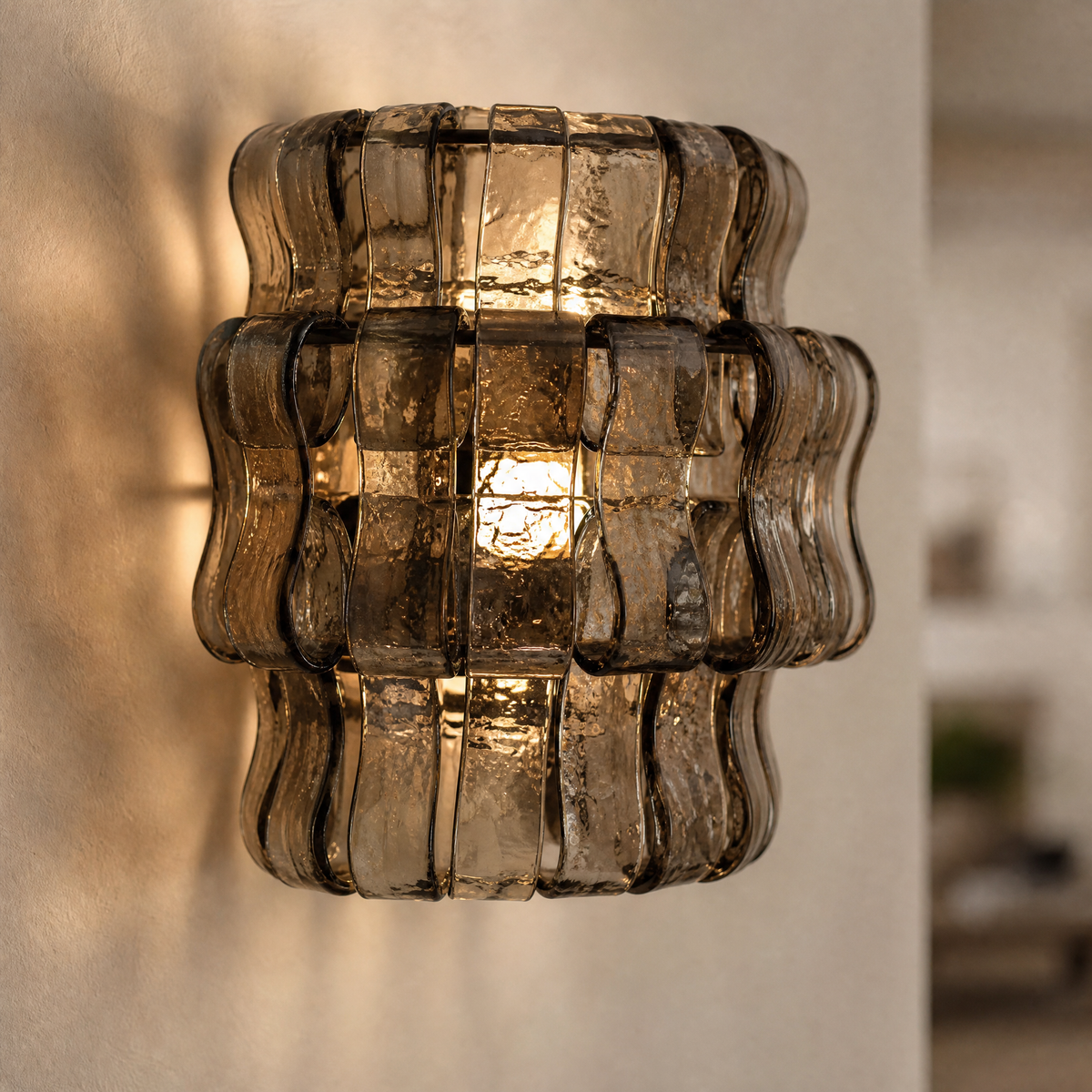 Wall Sconce in a entryway