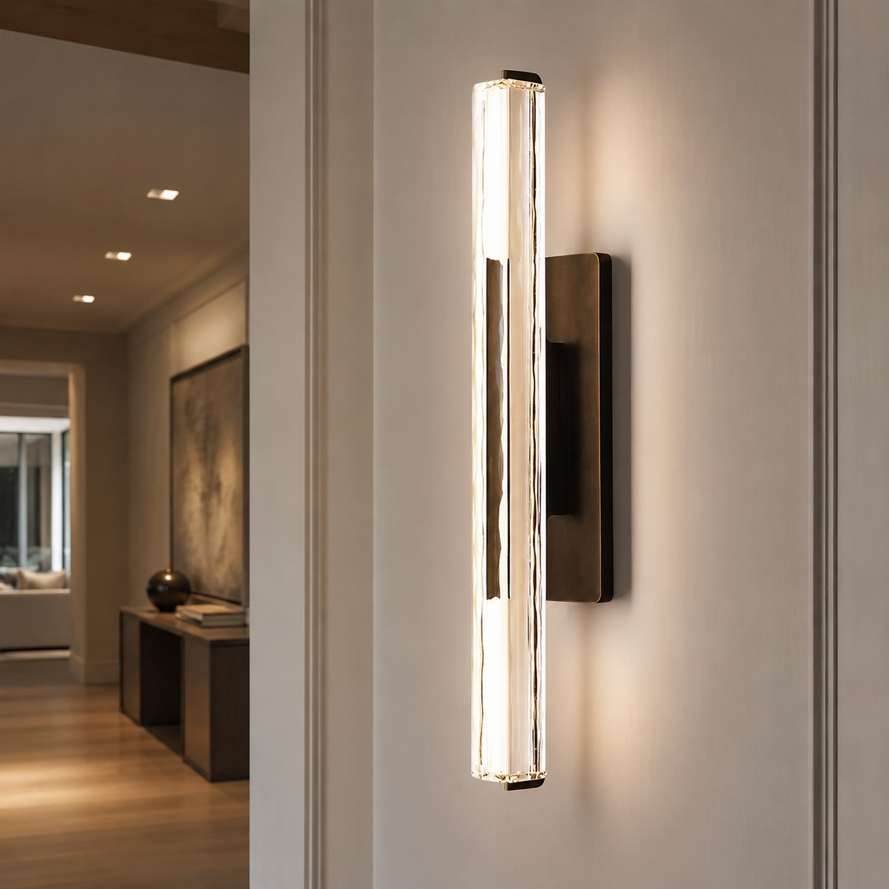 Audocon Crystal Single Sconce