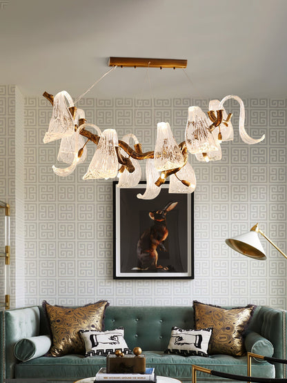 Icarus Wings Horizontal Branch Chandelier