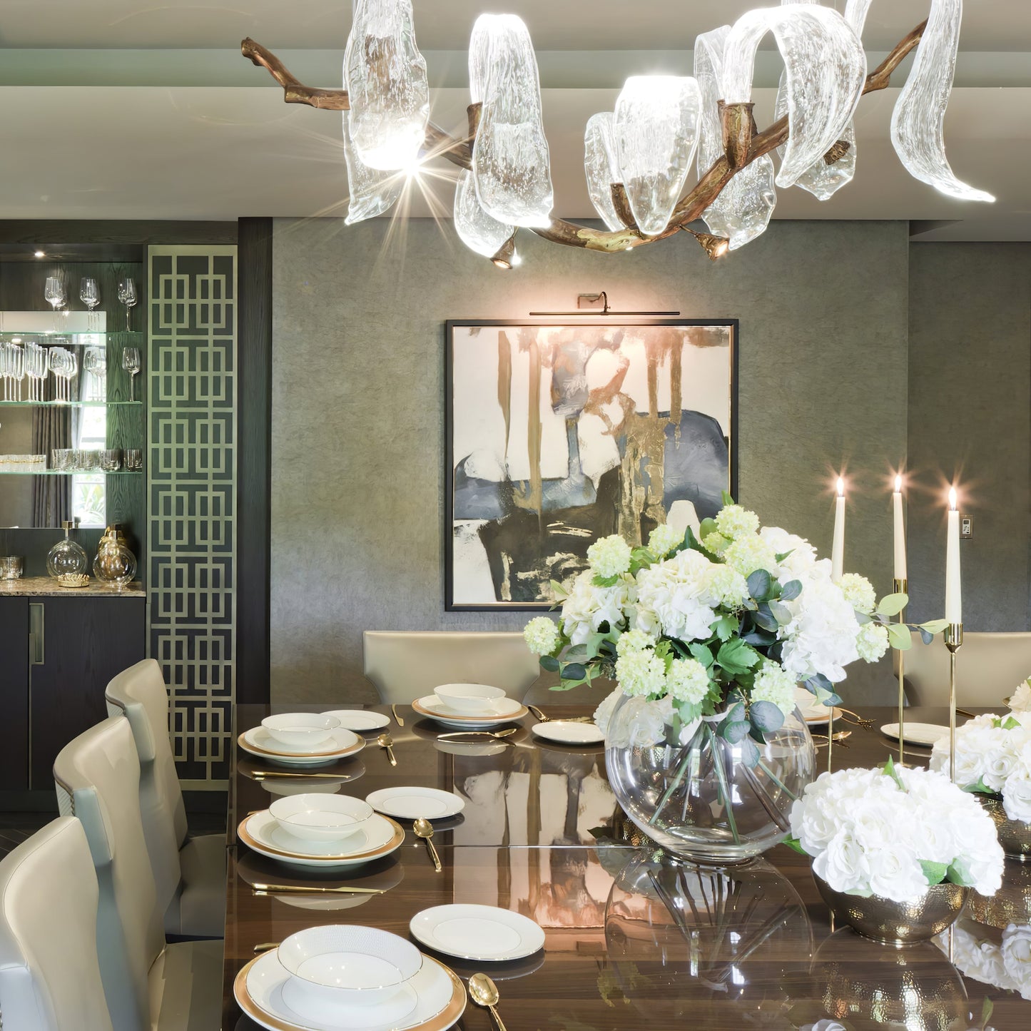 Icarus Wings Horizontal Branch Chandelier