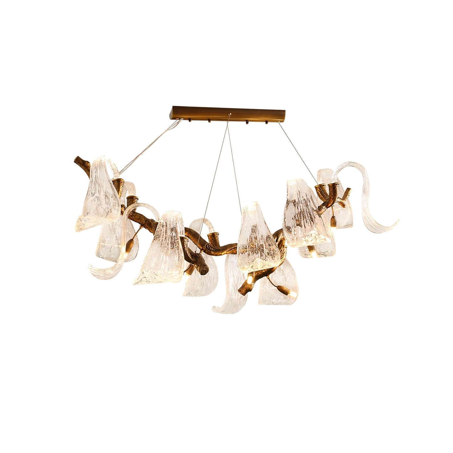 Icarus Wings Horizontal Branch Chandelier