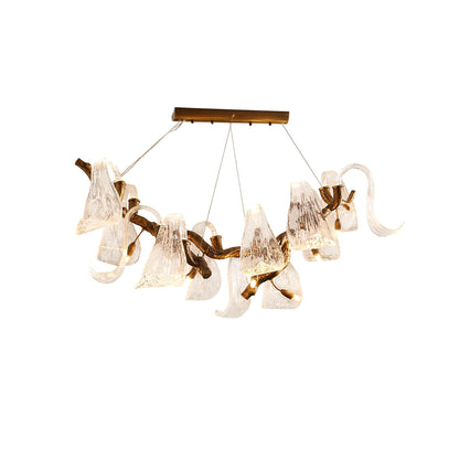 Icarus Wings Horizontal Branch Chandelier