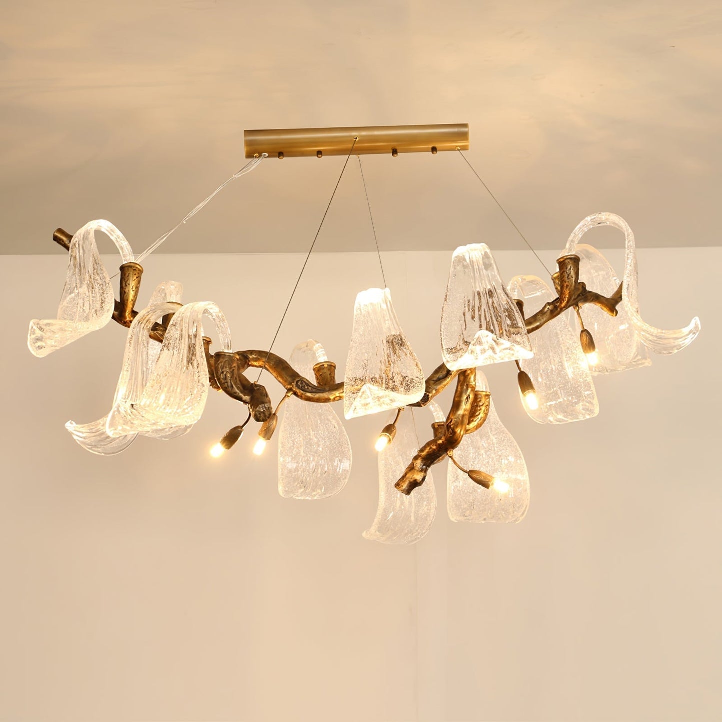 Icarus Wings Horizontal Branch Chandelier