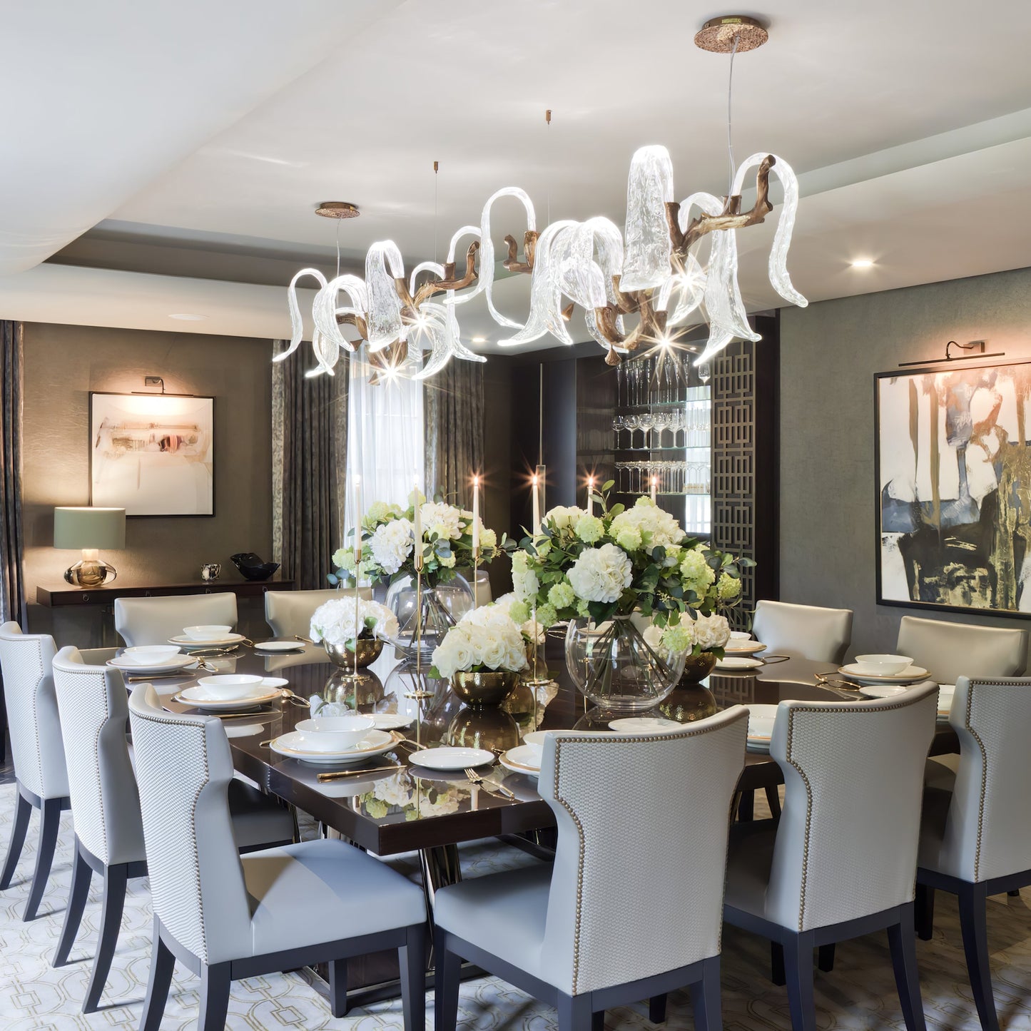 Icarus Wings Horizontal Branch Chandelier