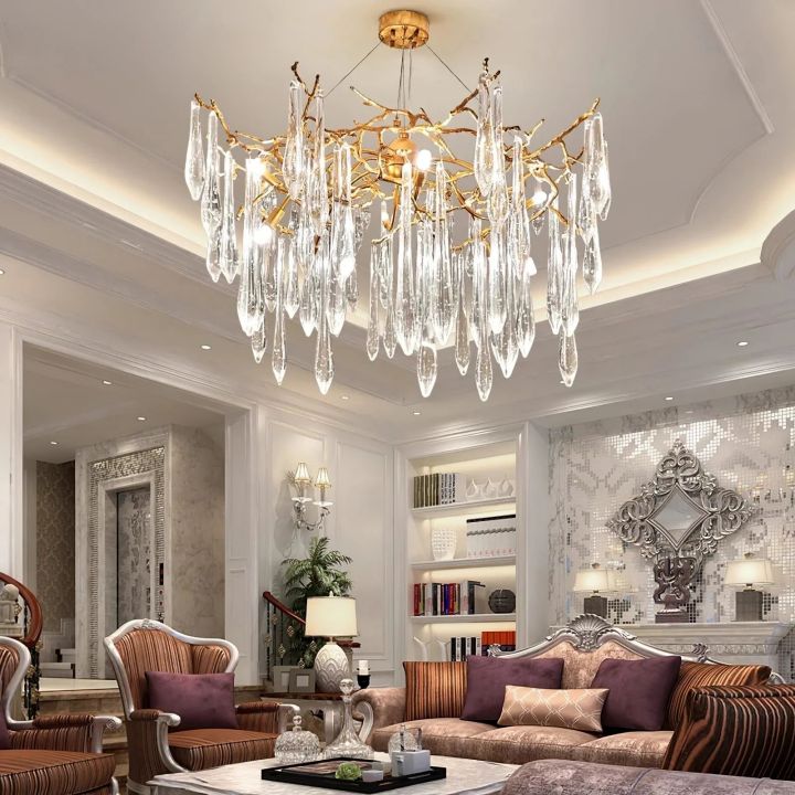 TLL Icicle Crystal Luxury Chandelier