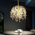 TLL Idyllic Glass Leaves Chandelier
