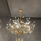 Gemstone Branch Chandelier with Artistic Design for Bedroom or Living Room