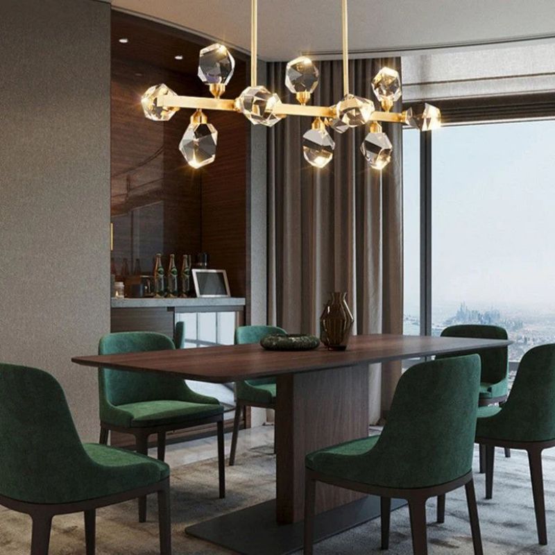 TLL Nicole Crystal Linear Chandelier