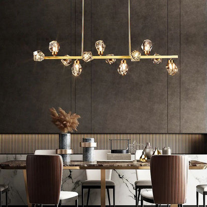 TLL Nicole Crystal Linear Chandelier
