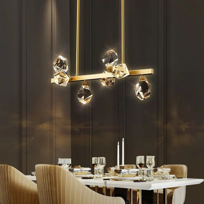 TLL Nicole Crystal Linear Chandelier