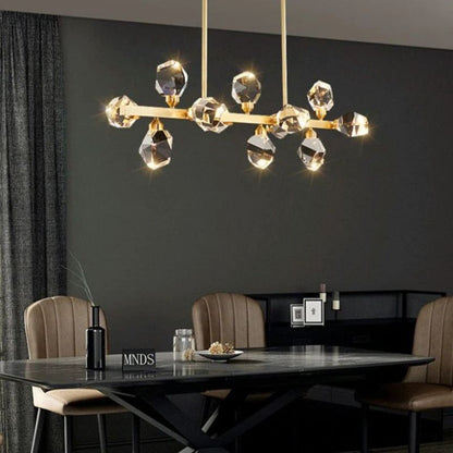 TLL Nicole Crystal Linear Chandelier