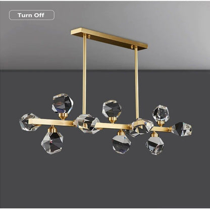 TLL Nicole Crystal Linear Chandelier