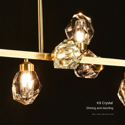 TLL Nicole Crystal Linear Chandelier