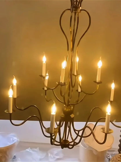 Kalie Crystal 12 Lights Pendant Chandelier 42"