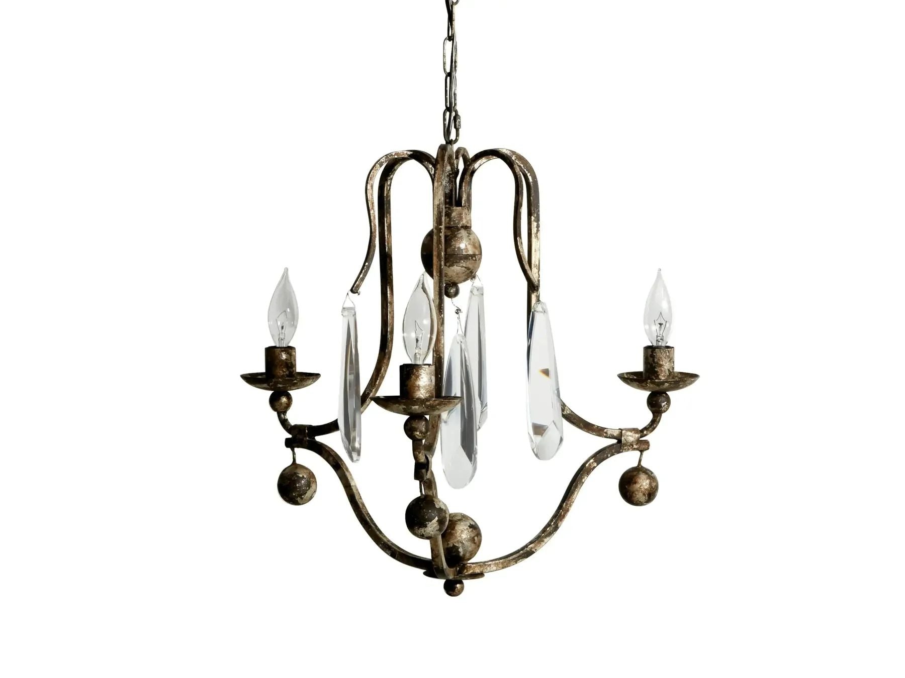 Kalie Crystal 3 Lights Pendant Chandelier