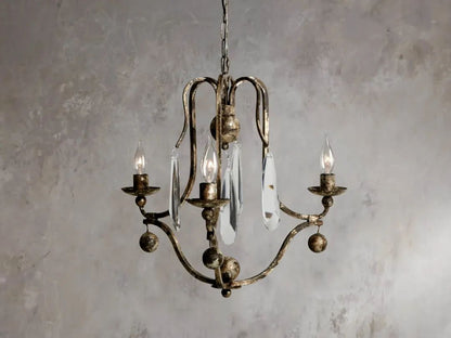 Kalie Crystal 3 Lights Pendant Chandelier