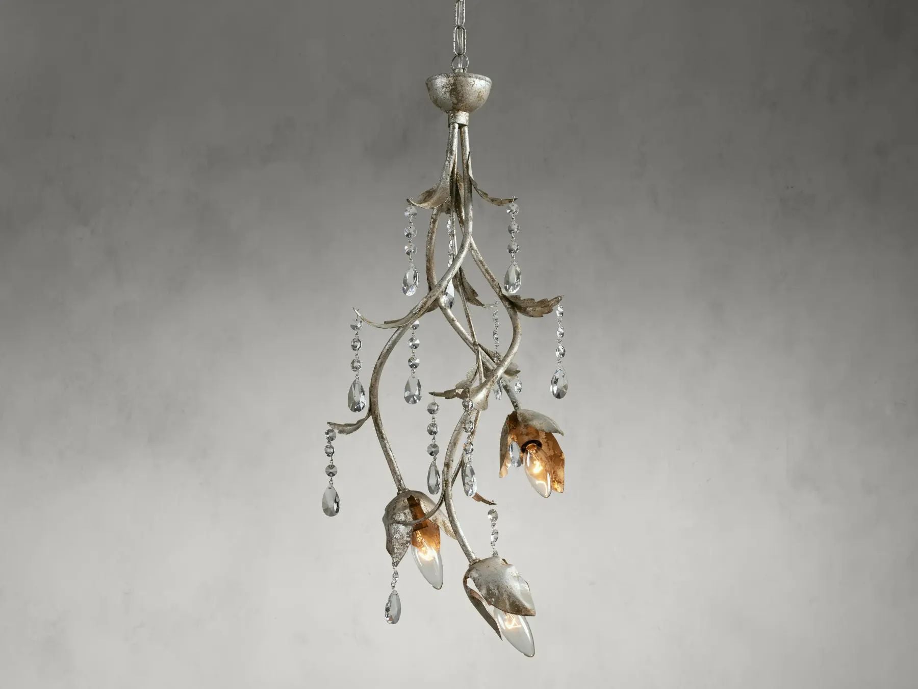 Kalie Crystal Pendant Light 28"H