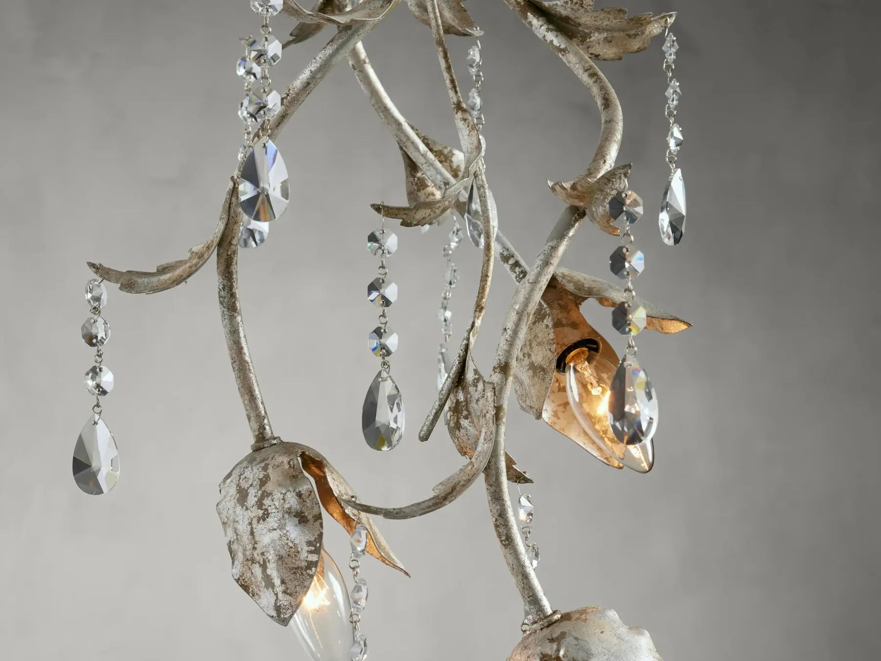 Kalie Crystal Pendant Light 28"H