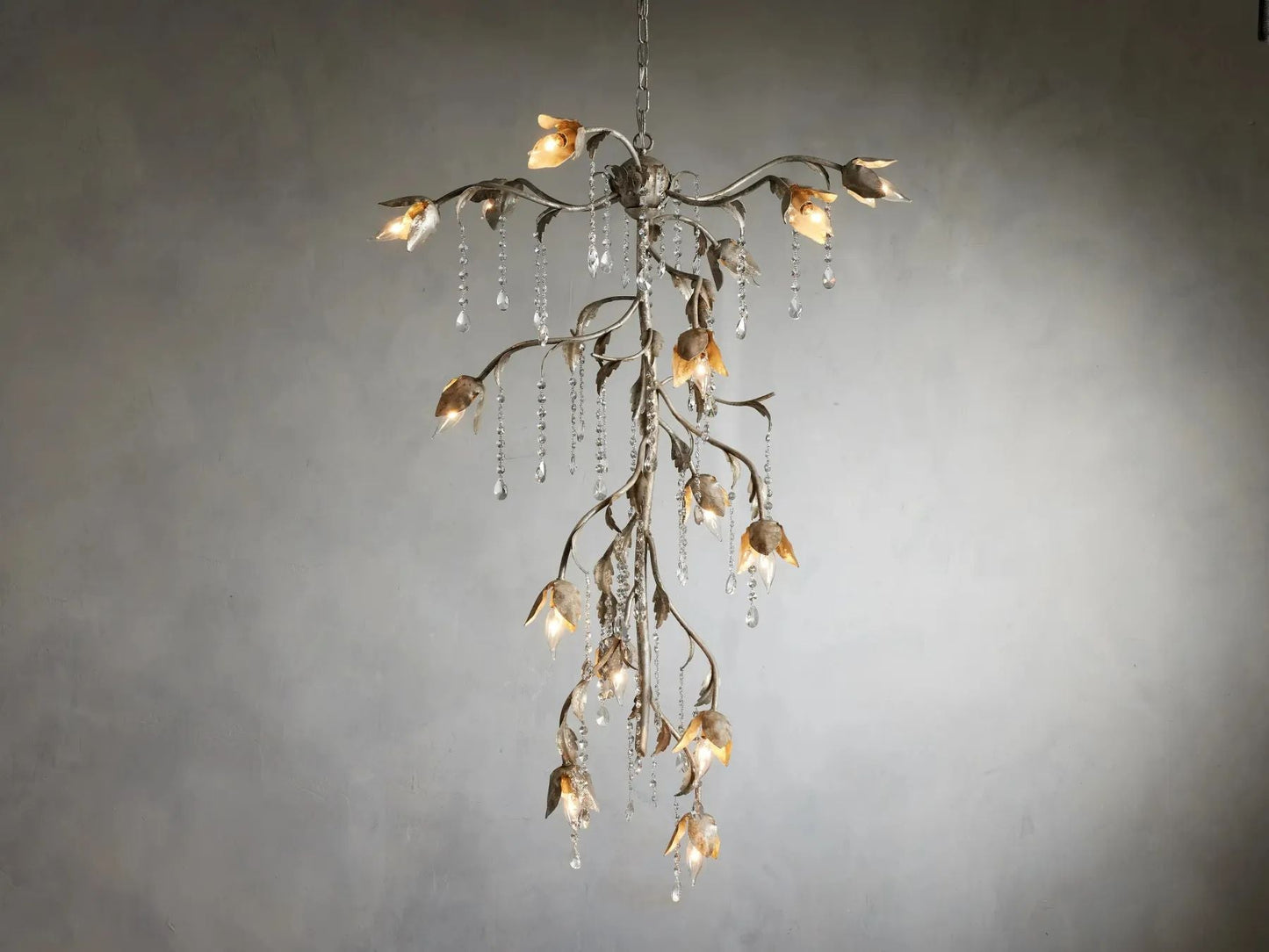 Kalie Crystal Pendant Light 54"H