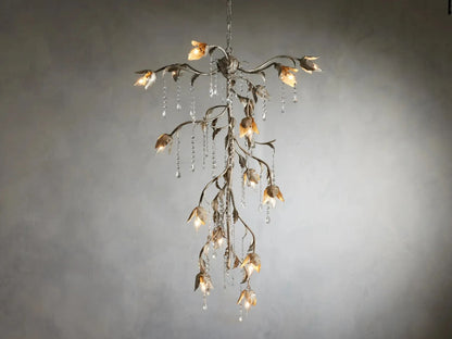 Kalie Crystal Pendant Light 54"H