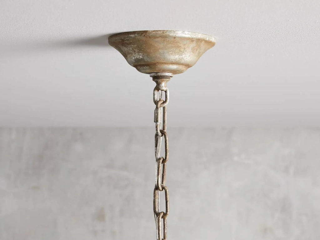 Kalie Crystal Round Chandelier 40" D- Silver