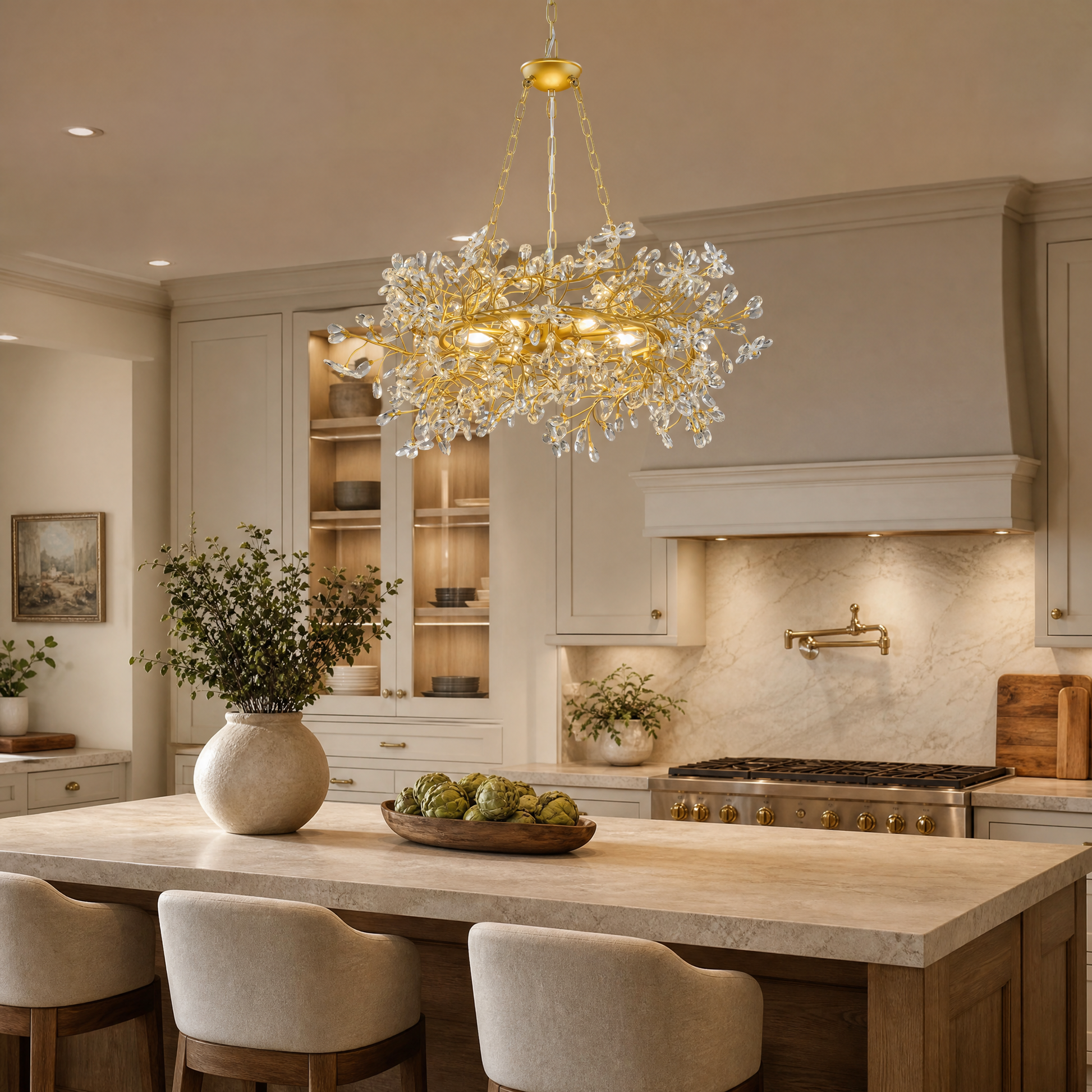 Modern Pendant Light in a bedroom
