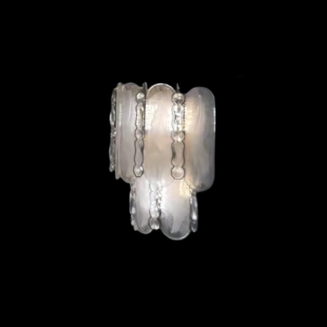 Modern Feather Crystal Chandelier in Chrome/Gold Finish for High/Low-ceiling