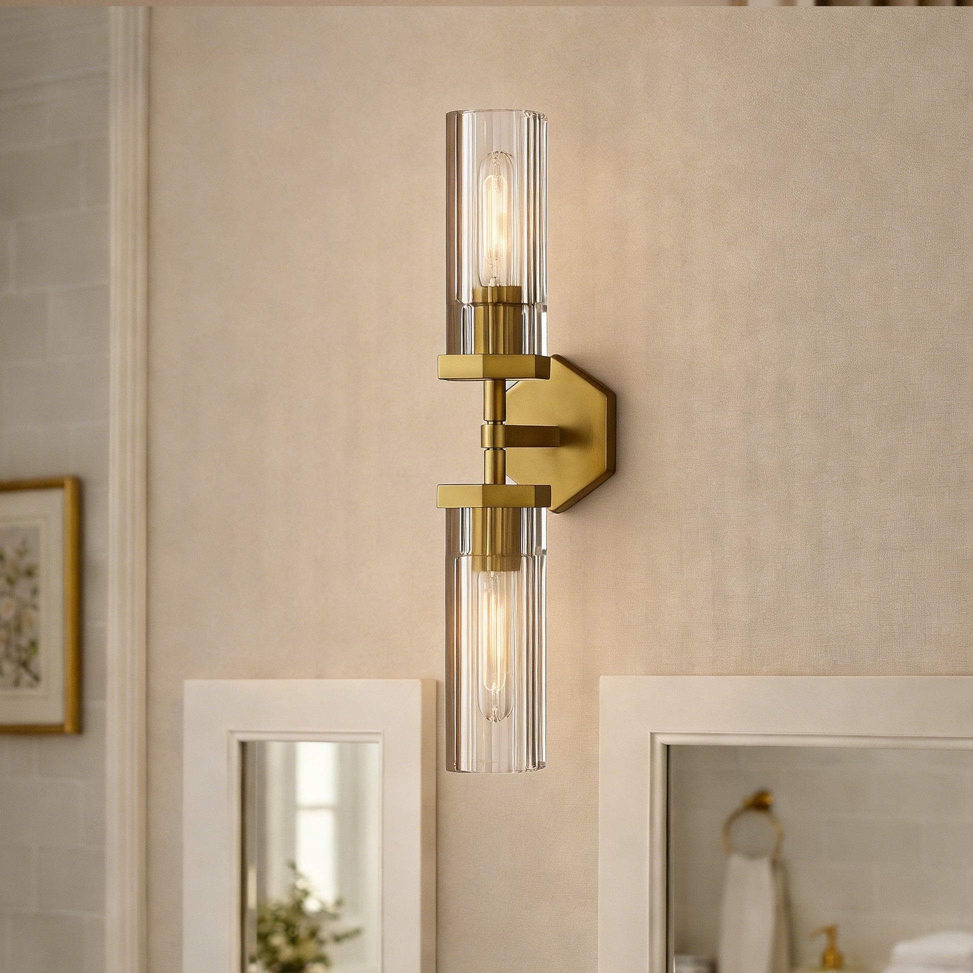 Lambety Hexagonal Linear Sconce