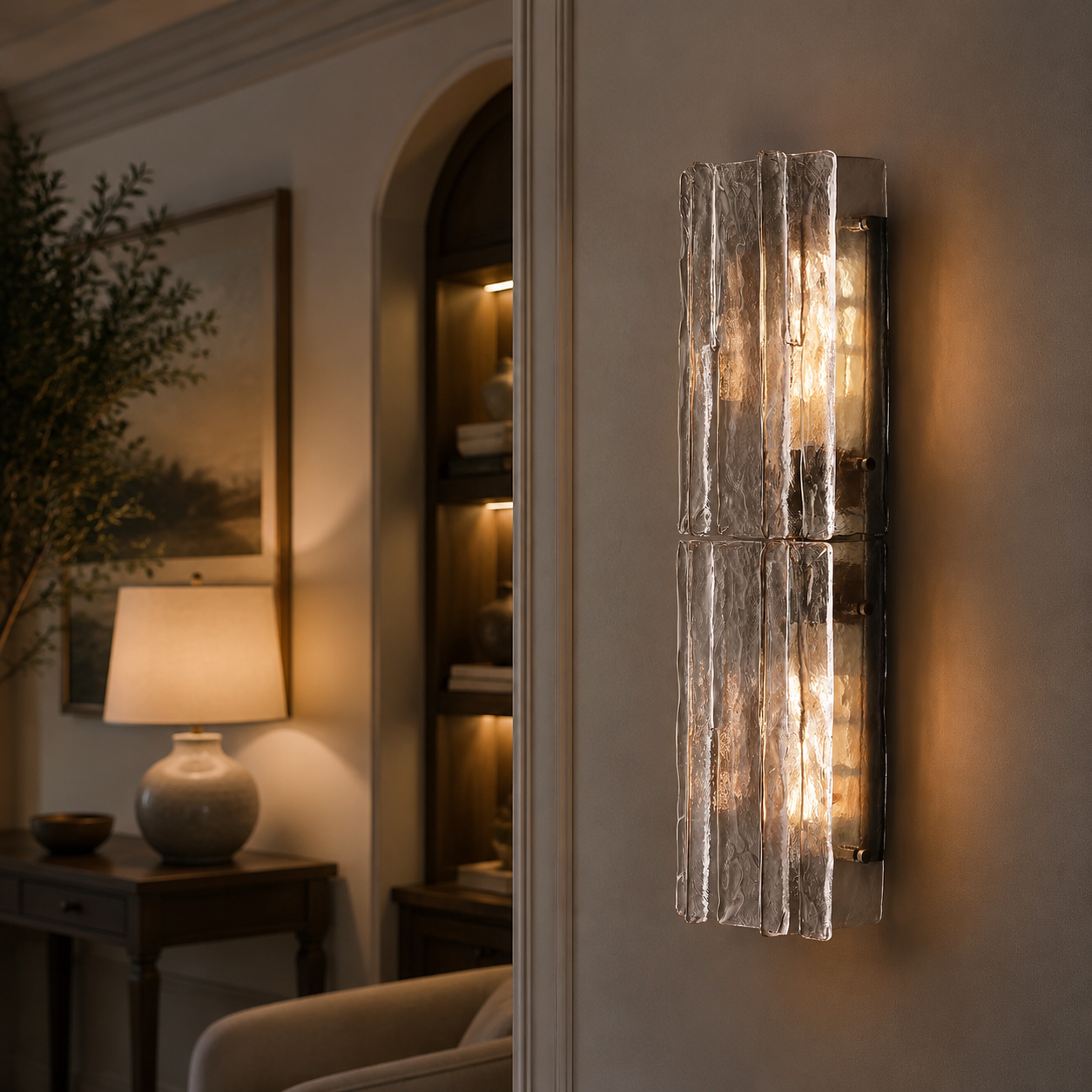 Lakkida Glass Sconce 30"
