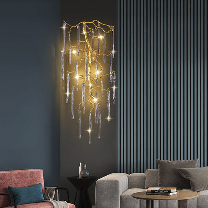 Beathe Light Crystal Branch Wall Sconce