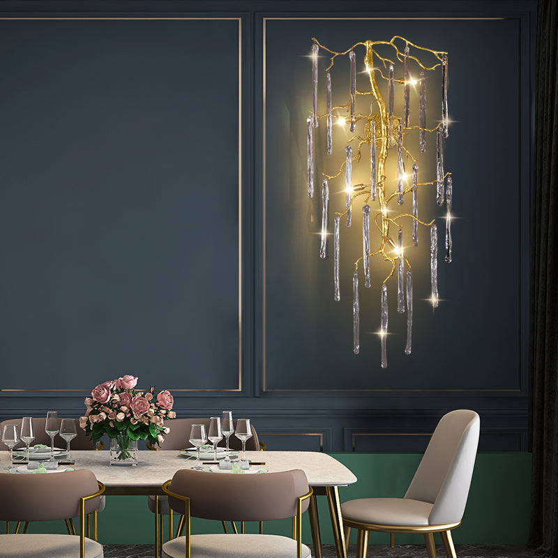 Beathe Light Crystal Branch Wall Sconce