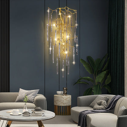 Beathe Light Crystal Branch Wall Sconce
