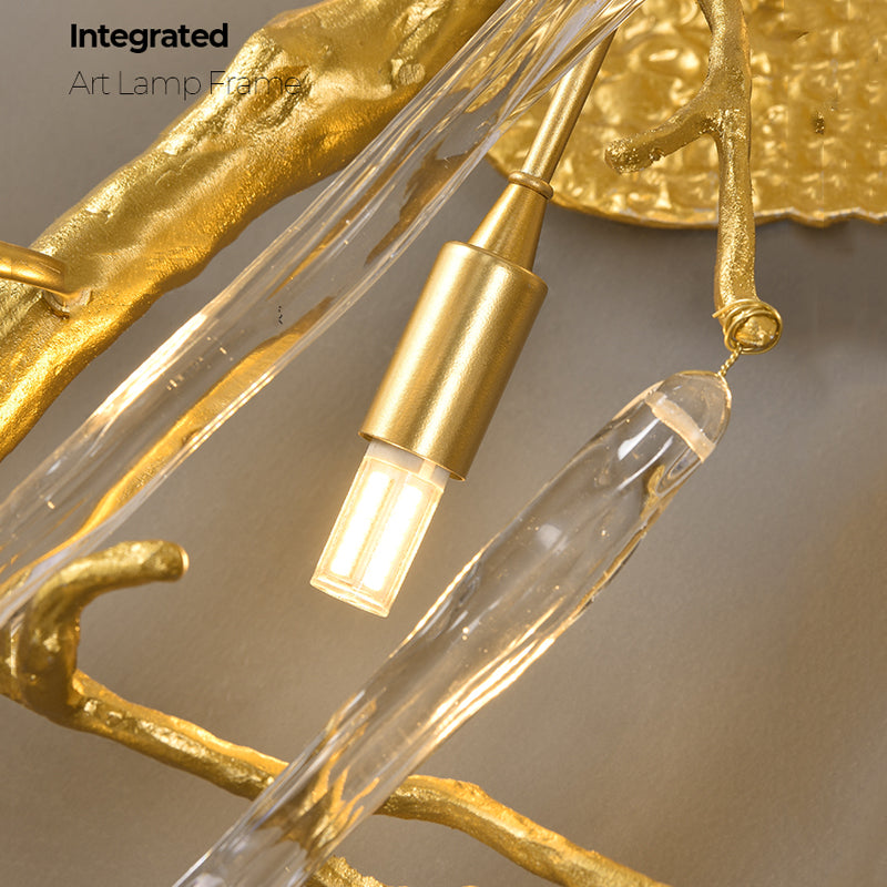 Beathe Light Crystal Branch Wall Sconce