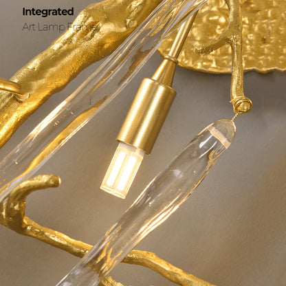 Beathe Light Crystal Branch Wall Sconce
