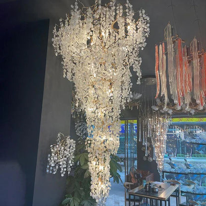 Large Branch Crystal Chandelier