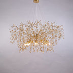 TLL Art Deco Modern Gold Chandelier Light Fixture