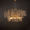 TLL Art Deco Modern Gold Chandelier Light Fixture