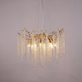 Crystal Gold Tree Branch Chandelier