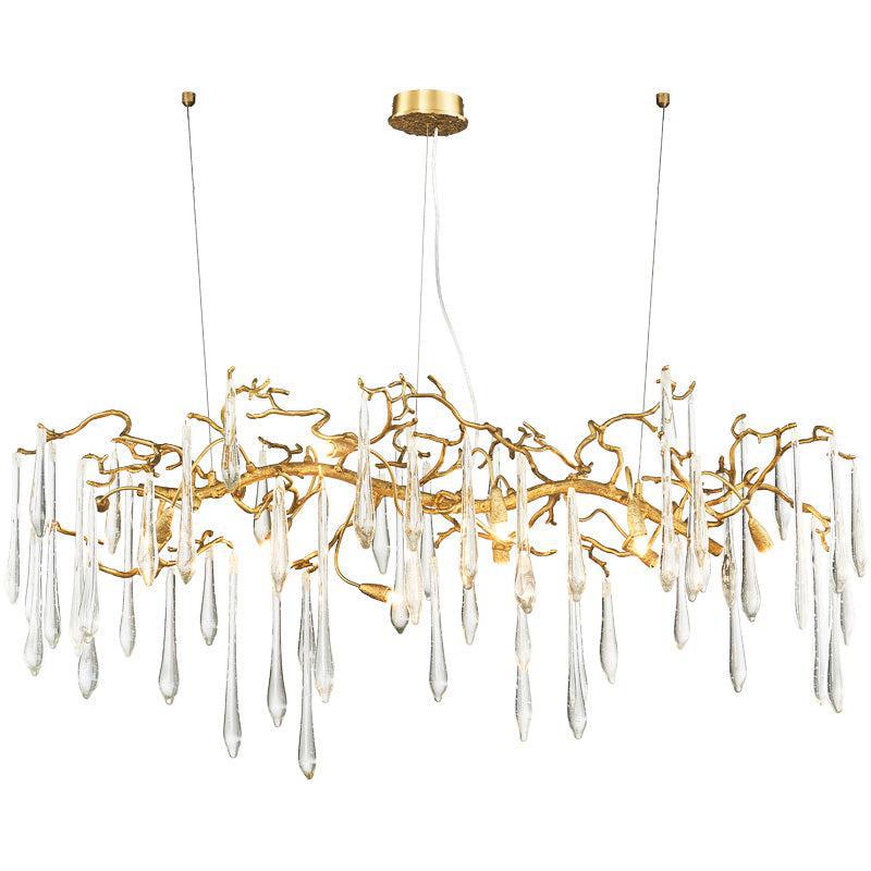 TLL Teardrop Large Teardrop Modern Branch Chandelier
