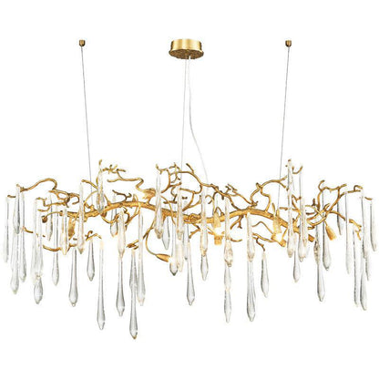 TLL Teardrop Large Teardrop Modern Branch Chandelier