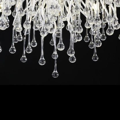 TLL Aqua Modern Crystal Tree Branch Chandelier 23.6" D