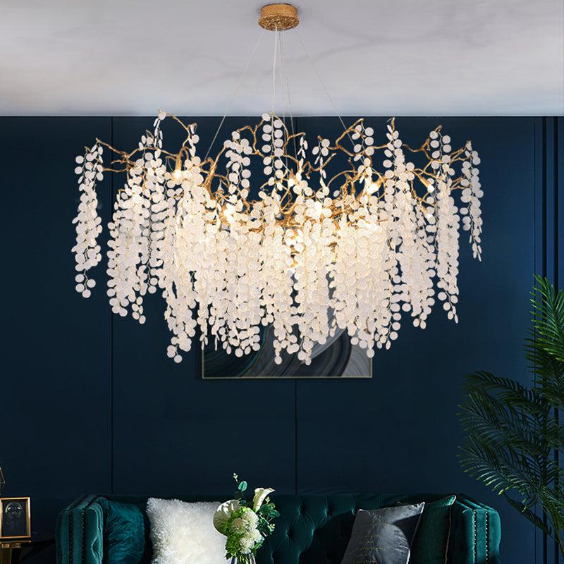 TLL Akari Modern Linear Branch Chandelier
