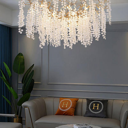 TLL Akari Modern Linear Branch Chandelier