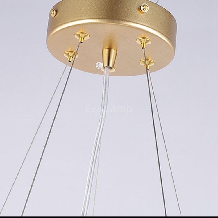 TLL Aqua Round Branch Living And Dining Chandelier