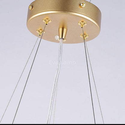 TLL Aqua Round Branch Living And Dining Chandelier