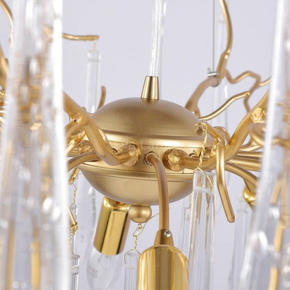 TLL Aqua Round Branch Living And Dining Chandelier