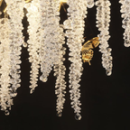 Modern Snowflake Crystal Branch Chandelier