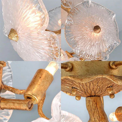 TLL Magnolia Modern Luxury Branch Chandelier For Staircase