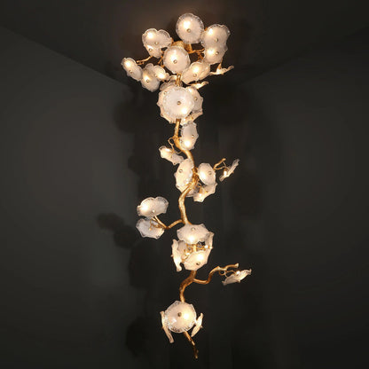 TLL Magnolia Modern Luxury Branch Chandelier For Staircase