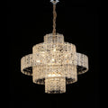 Modern Luxury Living Room Chandelier Large Round Ceiling Lighting Fixture For Foyer Entryway Decor